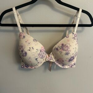 Floral Print Women's Bra